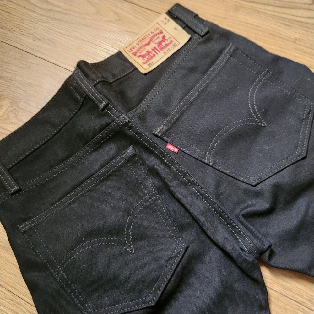 Levi's 501s Black Jeans